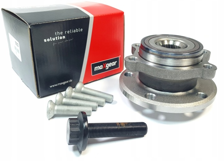 фото №13, Maxgear подшипник диски vw перед a3 golf5 octavia altea passat 06- з ступица
