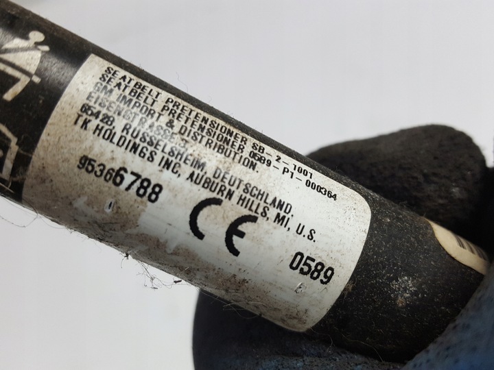 фото №3, Opel mokka i a 12-16r натягувач ременя безпеки праві перед