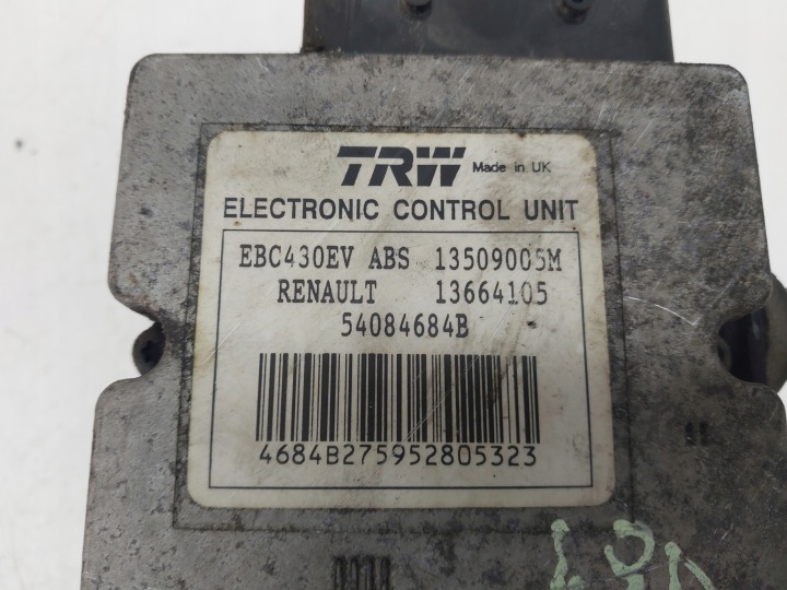 фото №9, Блок управления abs 13664105 8200343525 93852852 opel vivaro a trafic ii 1.9 dci