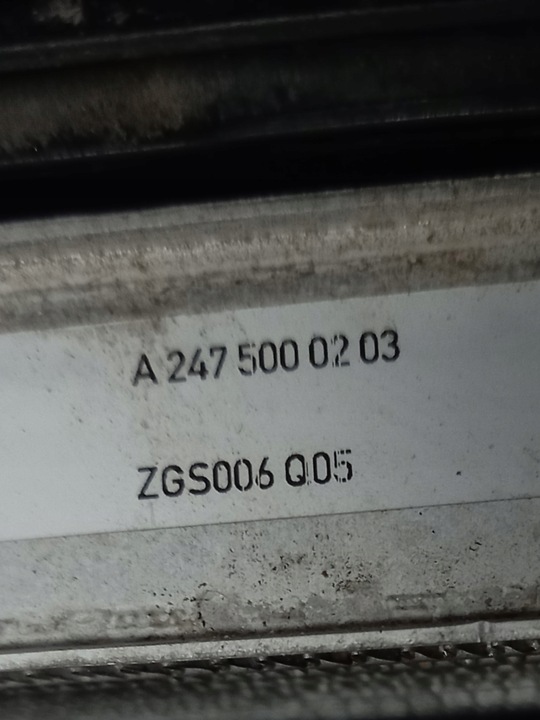 фото №8, Комплект радіатор дроти mercedes w177 w247 cla c118 glb h247 a2475006100