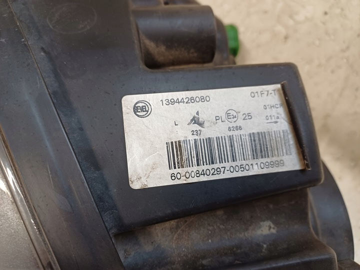 фото №9, Ducato boxer jumper 14- лампа левая bez led 1394426080 серебряная