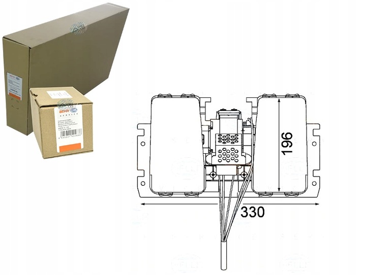 фото №1, Вентилятор повітродувка [behr hella]