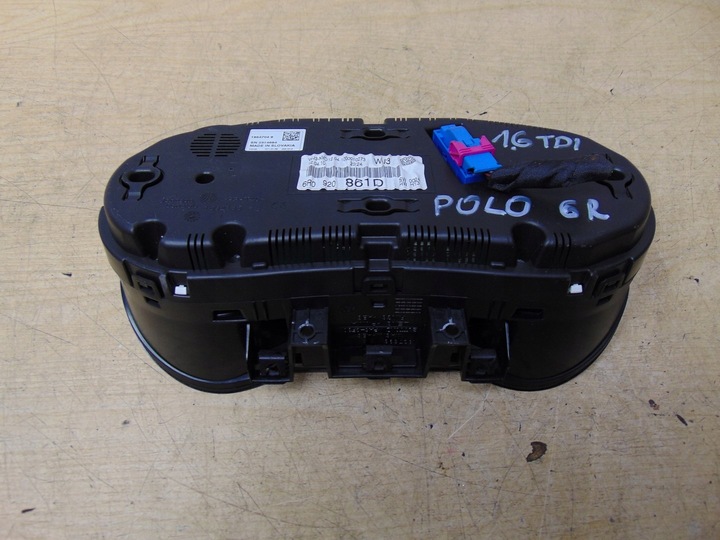 фото №8, Спидометр манометр vw polo v 6r 1.6 tdi 6r0920861d