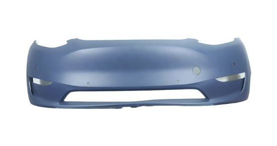 фото №1, Tesla модель y 20 - бампер переднее серый