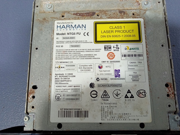 фото №5, Mercedes s клас w222 тюнер радіо навігації ntg5 a2229006010