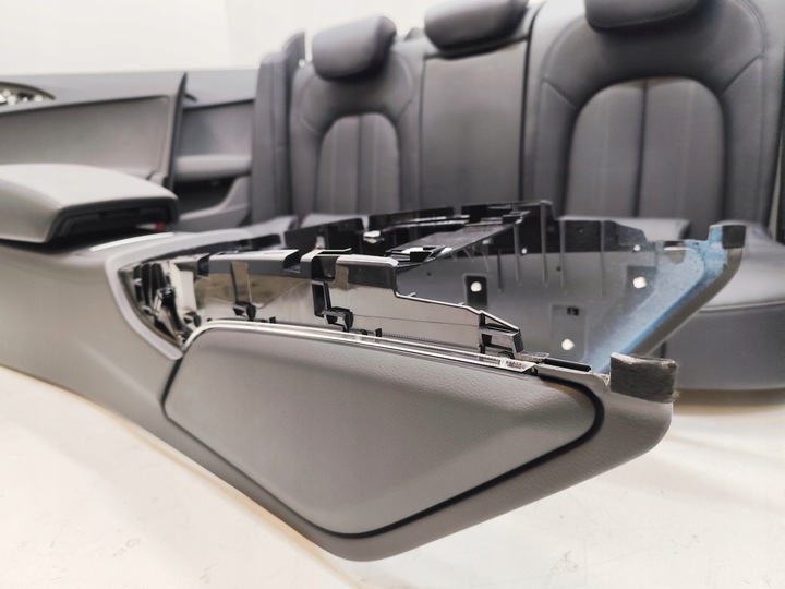 фото №8, Audi a6 c7 рестайлінг sedan сидіння диван обшивки тунель шкіра вентильовані комплект