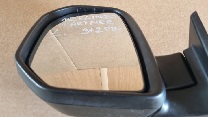 фото №8, Дзеркало ліві 3+2pin чорні peugeot partner фургон 232636103