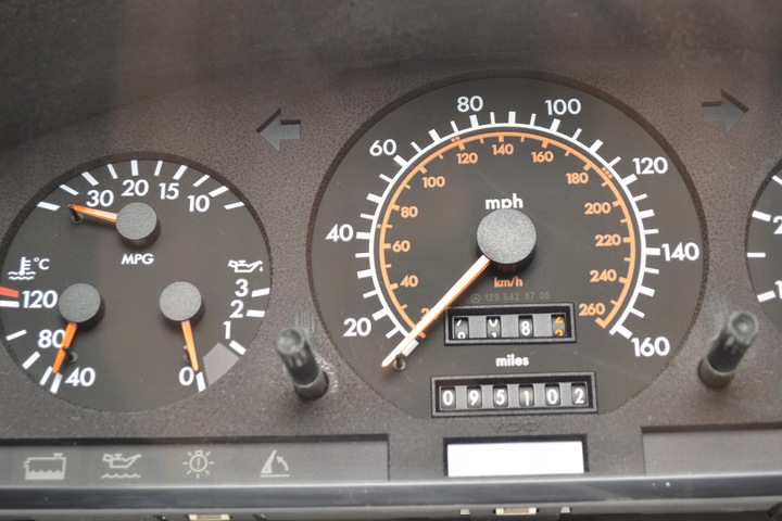 фото №4, Mercedes r129 500 sl спідометр  прилади механічний