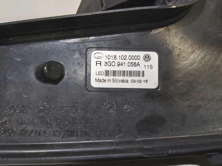 фото №9, Галоген led drl vw passat b8 3g0