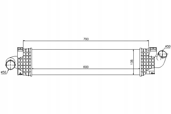 фото №2, Nissens інтеркулер ford c-max c-max ii focus c-ma
