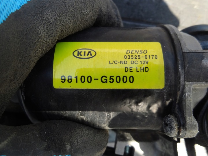 фото №5, Kia niro ev e-niro 2021r рестайлинг моторчик механизм дворник 98100-g5000