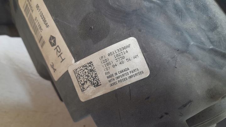 фото №9, Chrysler town country v 10-20 лампа лівий правий перед usa