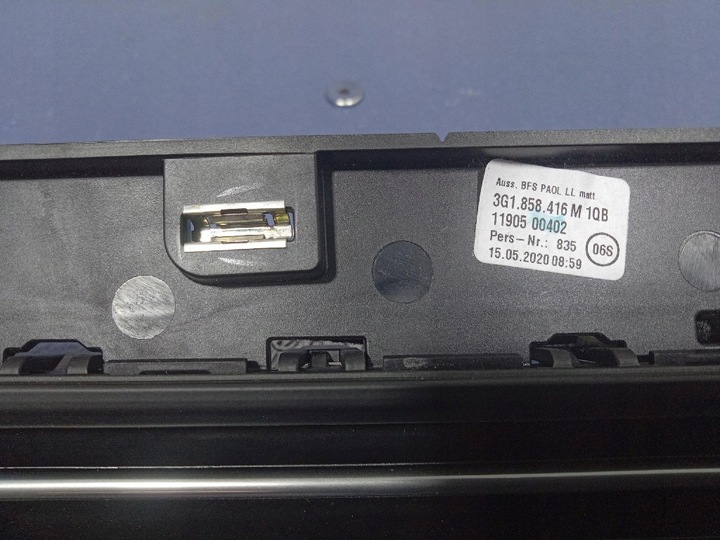 фото №6, Vw passat b8 рестайлінг dekor ґрати повітропровід повітря консолі eu 3g1858416m