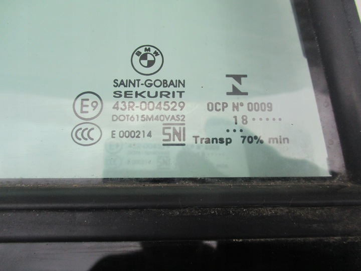 фото №2, Стекло дверь правые зад правая задняя треугольник bmw 3 g20 as2 2018