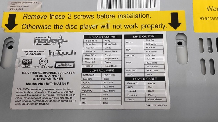 фото №5, Радио навигация 2din suzuki sx4 s-cross int-susx4f