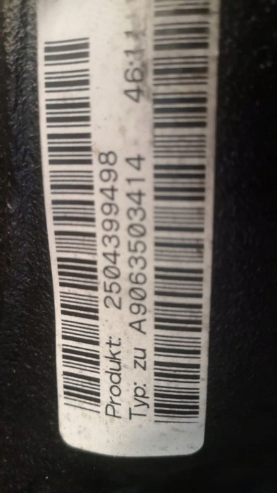 фото №12, Дифференциал мост зад mercedes sprinter 906 907 crafter i a9063503414 a9063502914