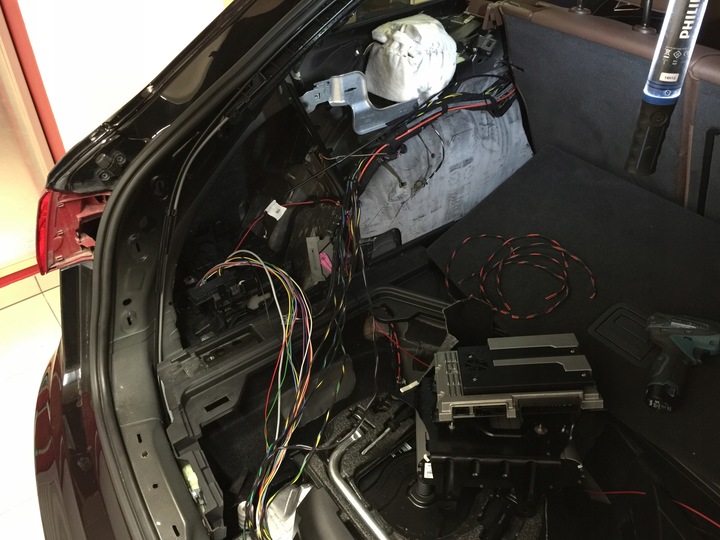 фото №10, Озвучивание bang & olufsen audi a6 8g 15 динамиков монтаж кодирование