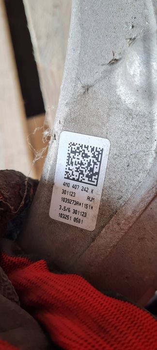 фото №13, Sq8 4m rsq8 q8 поворотна опора права правий перед 24r 4m0407254k sq7 4m q7