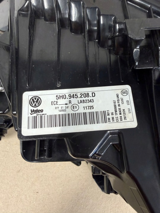 фото №12, Фара vw golf viii 8 рестайлінг iq light права зад задня 5h0945208d