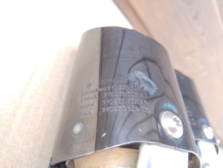 фото №7, Cayenne iii 9y0 ліва наконечник вихлоп глушник бампера зад гарна оригінал