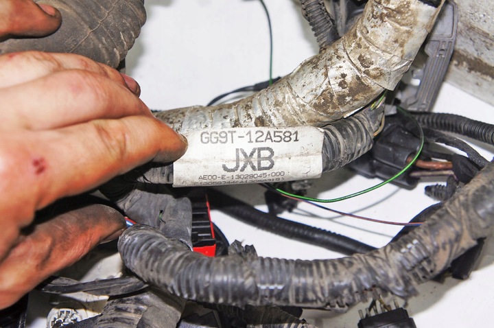 фото №5, Ra335 ford mondeo mk5 2.0d жгут панели gg9t-12a581-jxb 7kg