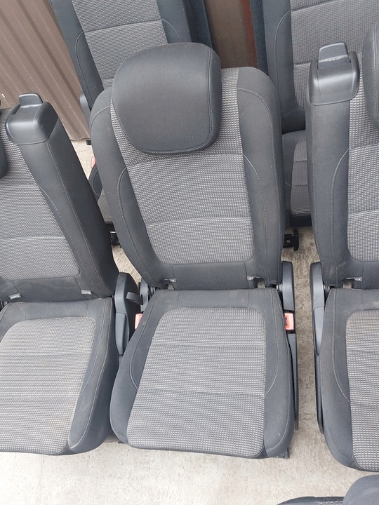 фото №11, Vw sharan 7n сидіння обшивки тунель ремені подушки