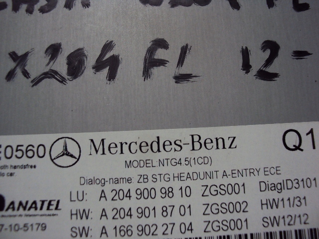 фото №8, Радио навигация mercedes c-klasa w204 fl glk x204