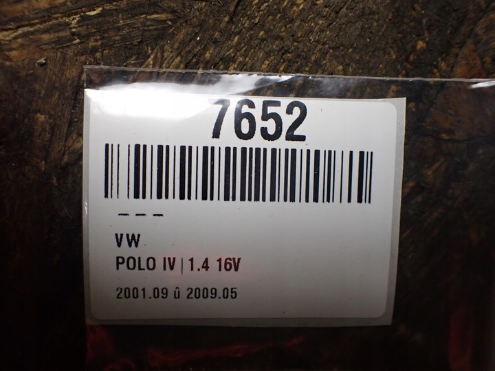 фото №7, Захист кермо vw polo iv 1,4 16v b 2008 lc9z 6q0858559 7652