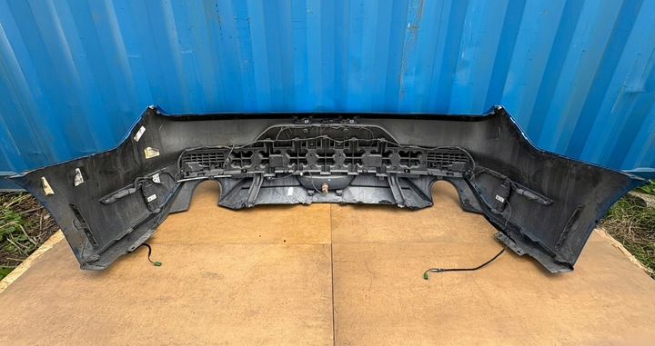 фото №9, Mustang vi рестайлінг бампер задній зад комплектний 2019- velocity блакитний металік e7