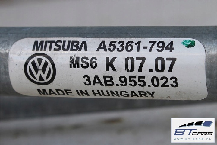 фото №8, Vw passat b6 b7 механизм дворник 3ab955023 моторчик 3ab955419 3ab 955