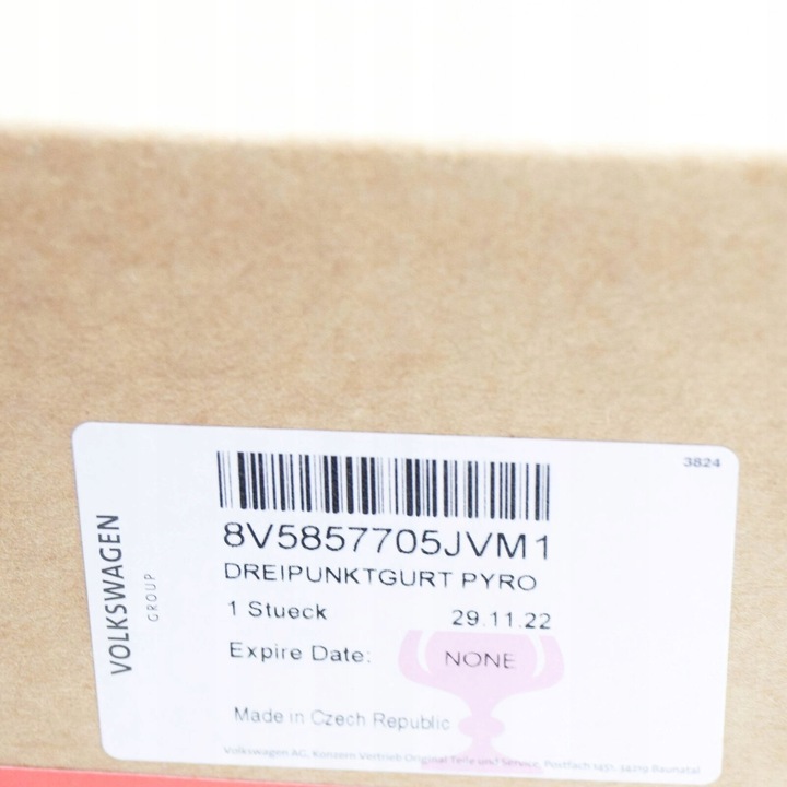 фото №9, Audi rs3 передній left seatbelt 8v5857705jvm1