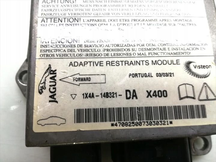 фото №11, Jaguar x-type блок управления  / модуль подушка 2.1 v6 бензин 115kw 156 hp 2003