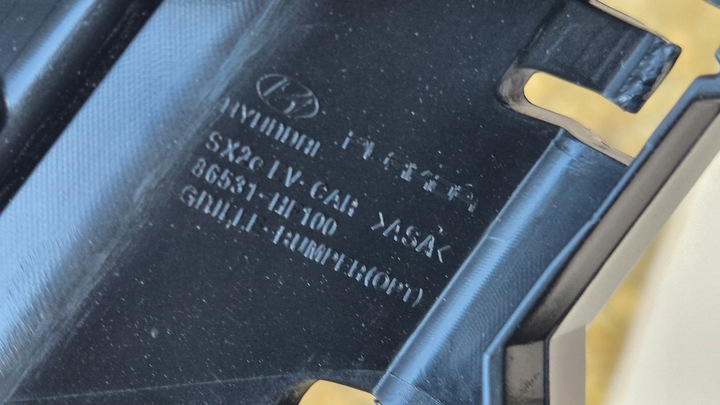 фото №16, Решётка заглушка бампера перед hyundai kona ii ev 23- n-line оригинальный номер 86531-hf100