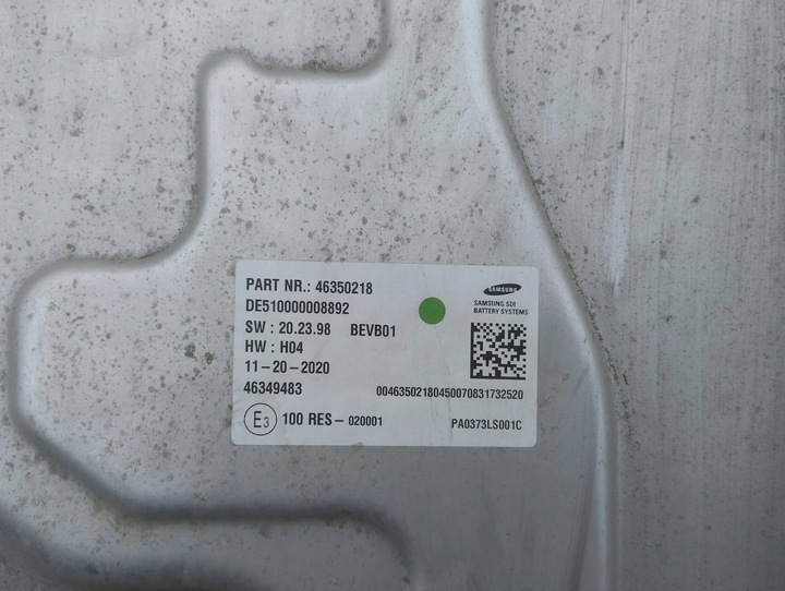 фото №4, Батарея fiat 500e 2020 42kwh