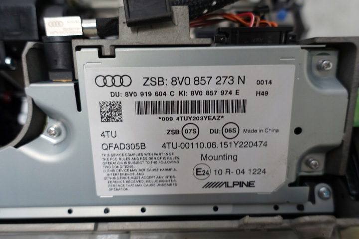 фото №9, Audi a3 8v навигация навигация установка mmi комплект