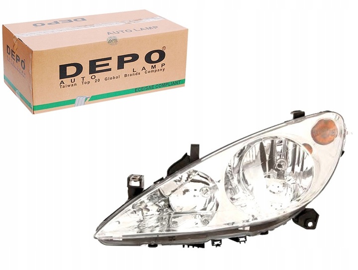 фото №1, Фара peugeot 307 h1 h7 00-09 le depo