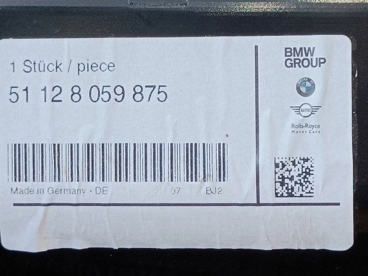 фото №8, Bmw x1 f48 f48n кронштейн  бампер левое зад 51128059875