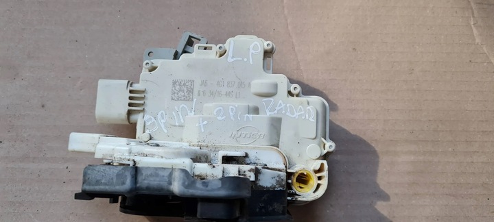 фото №1, S6 c7 4g a6 рестайлинг замок дверь левый перед 4g1837015a pod радар 9pin+2