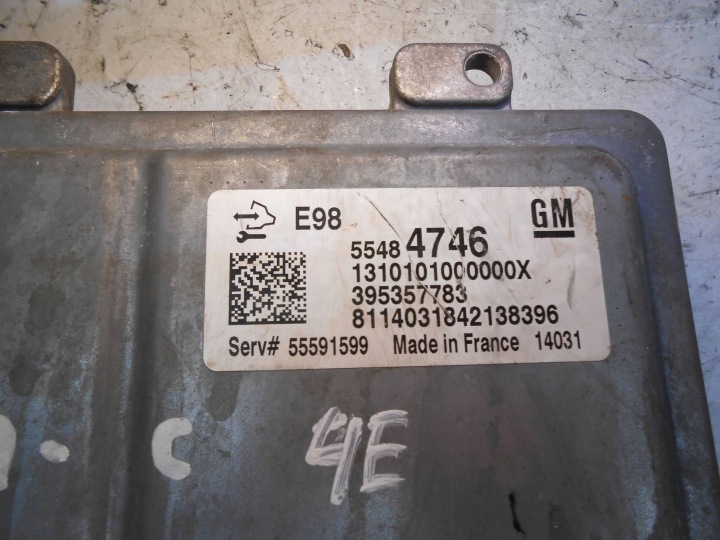 фото №8, Opel zafira c ecu блок управления двигателем (эбу, компьютер двигателя) 55484746