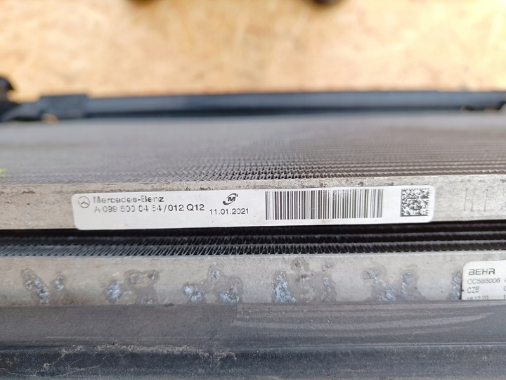 фото №7, Mercedes w253 glc w205 2.2cdi радіаторів з вентилятор a0999061400 2021r