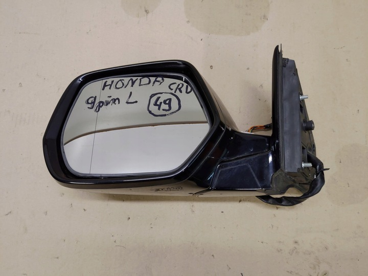 фото №10, Дзеркало ліві 9 pin honda cr-v crv iii 06-09 b92p