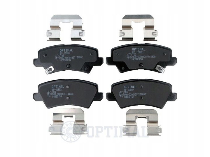 фото №2, Optimal bp-12892 набор тормозные колодки тормозных, тормоза дисковые