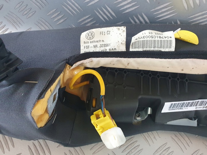фото №5, Подушка air bag сидіння задня права vw golf v 5d