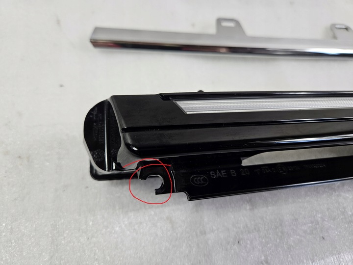 фото №9, Левая планка хром led решётка решётка vw golf viii 8 5h0 5h0941653c