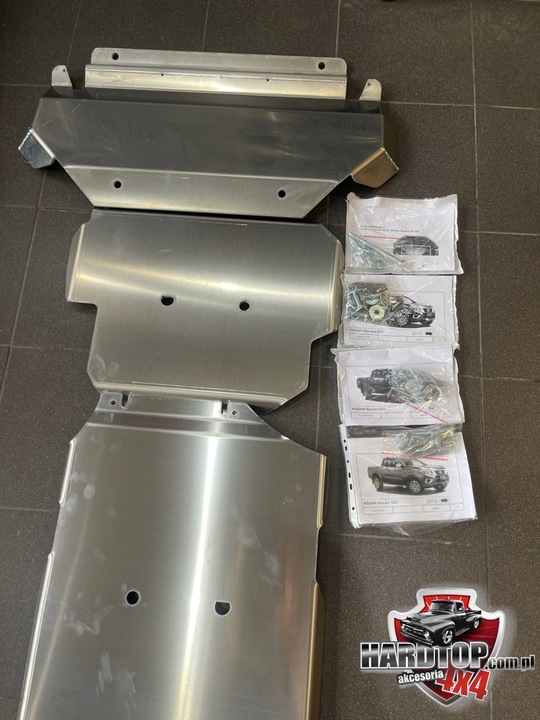 фото №8, Защита pod двигатель защитные накладки двигателя алюминий nissan navara d23 np300