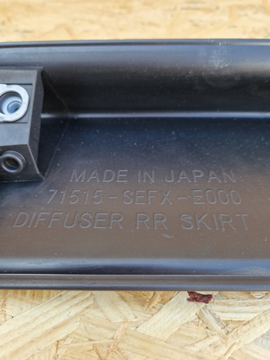 фото №6, Спойлер бампера зад honda accord vii 7 sedan