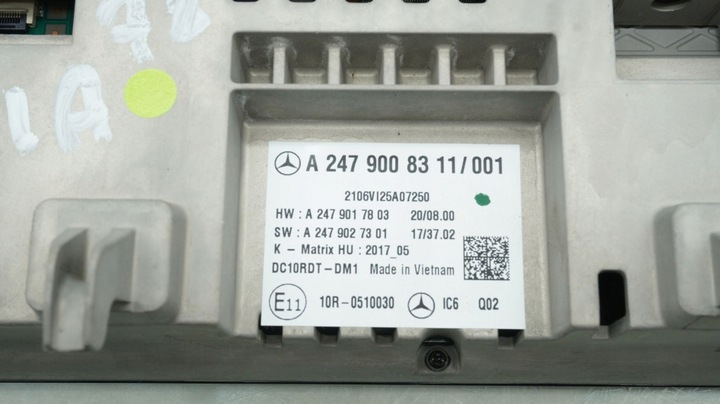 фото №7, Спідометр  дисплей mercedes cla w118 a2479008311