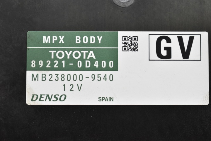 фото №8, Блок керування модуль bsi 89221-0d400 toyota yaris 3 iii 1.33 vvti 99 km 14-17