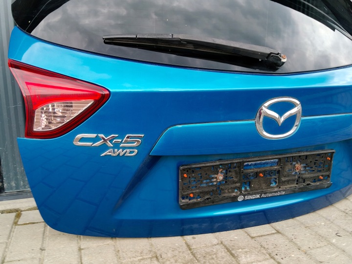фото №9, Mazda cx-5 кришка багажника синій 41b оригінальна запчастина лак комплектна 12-17