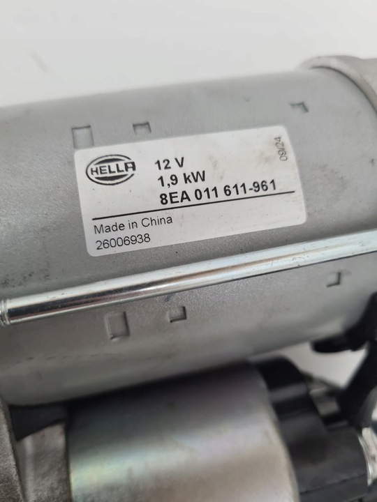 фото №13, Стартер hella 8ea 011 611-961 hyundai kia 12v 1,9kw 13 зубов